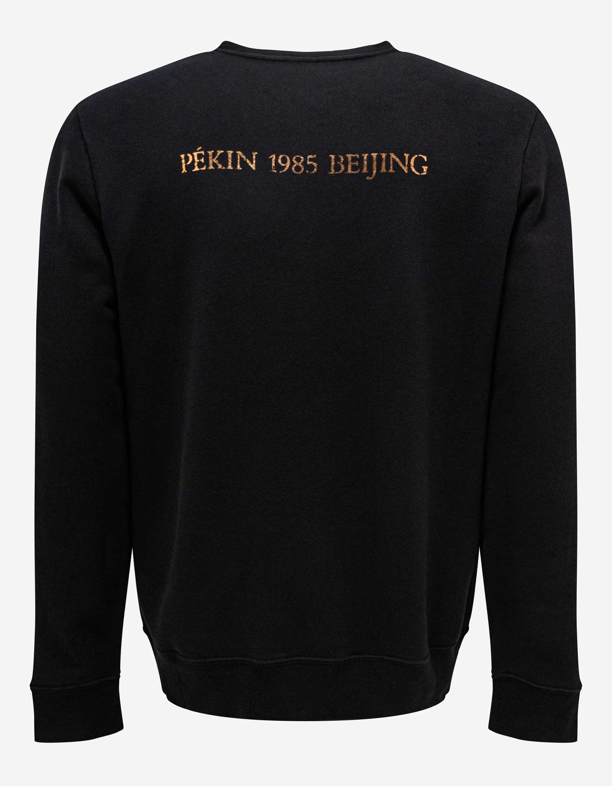 Saint Laurent Black Chinese Lettering Sweatshirt