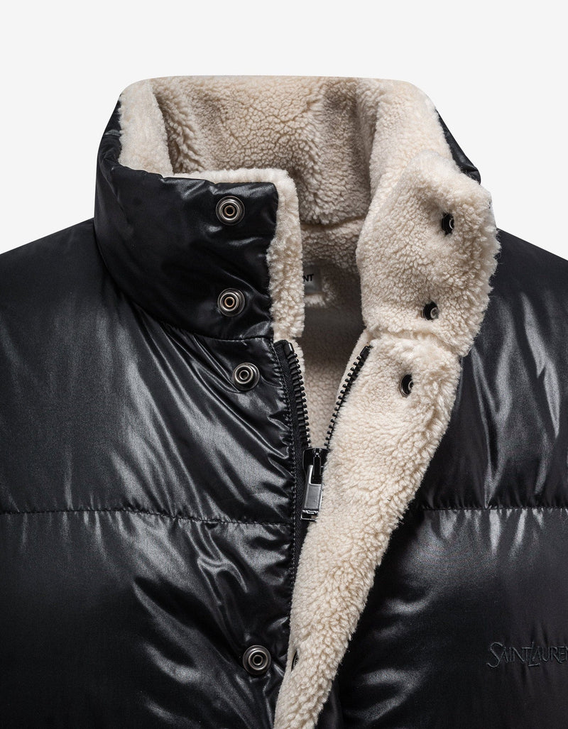 Saint Laurent Black Down Puffer Jacket