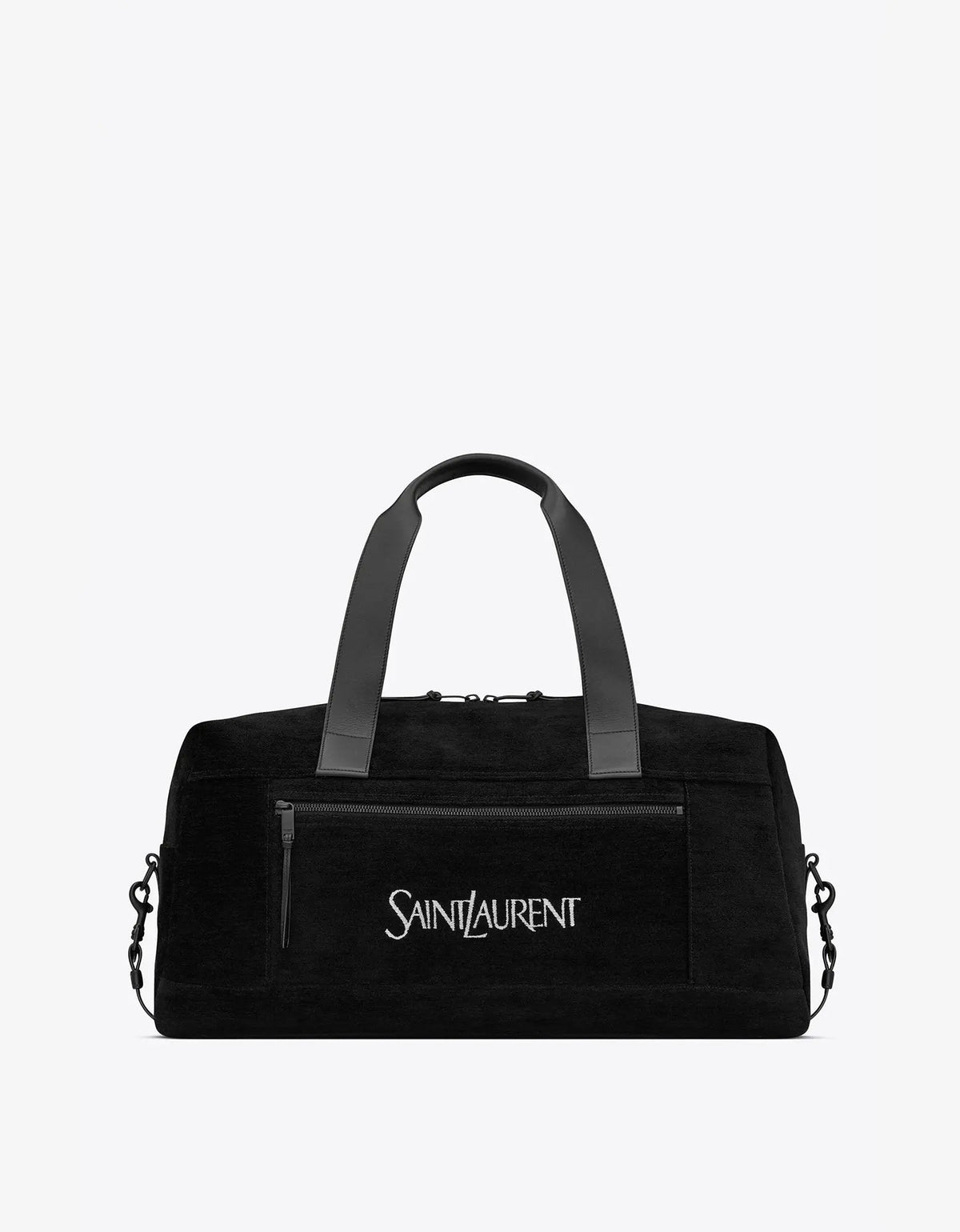 Saint Laurent Black Logo Duffle Bag