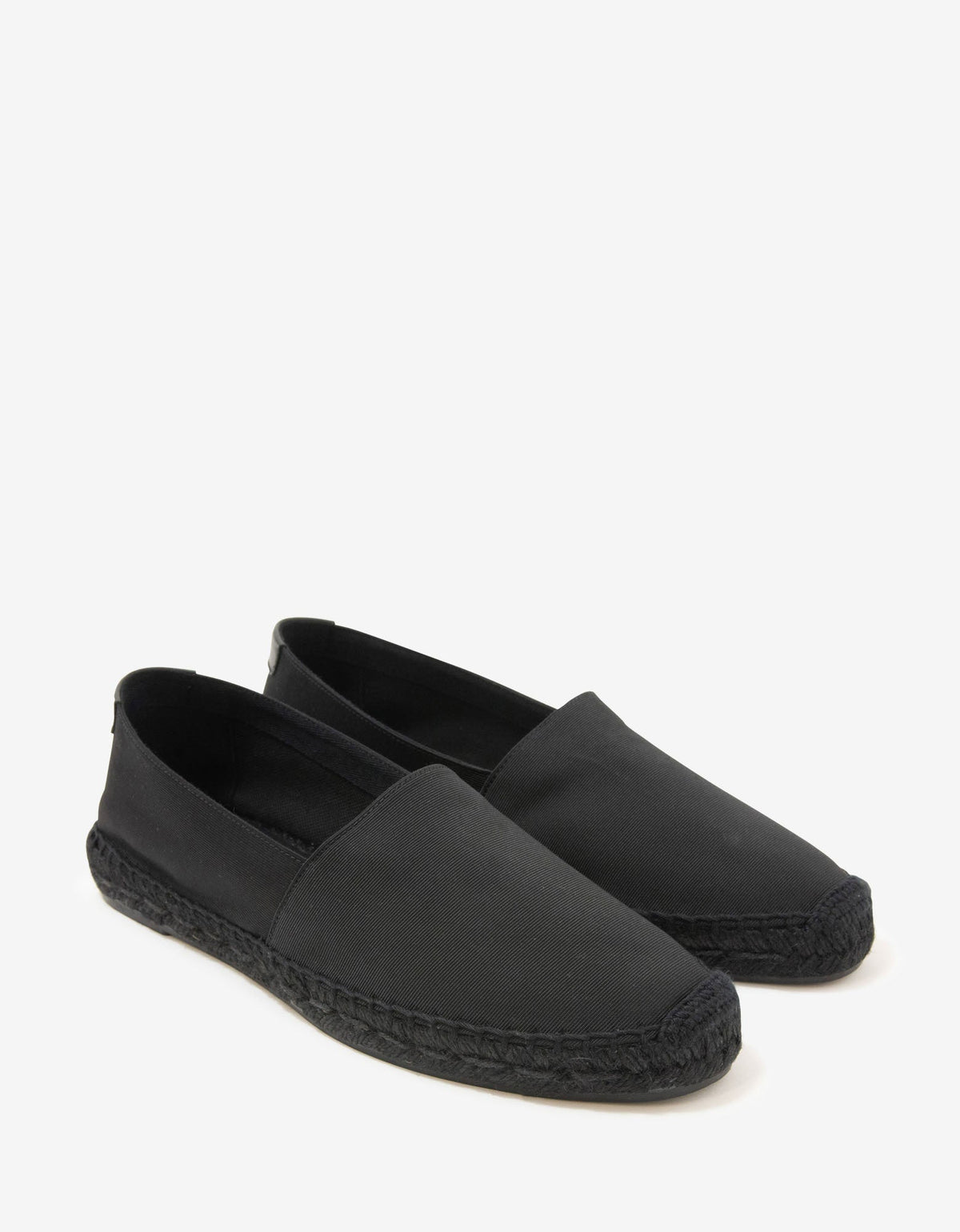 Saint Laurent Black Logo Espadrilles