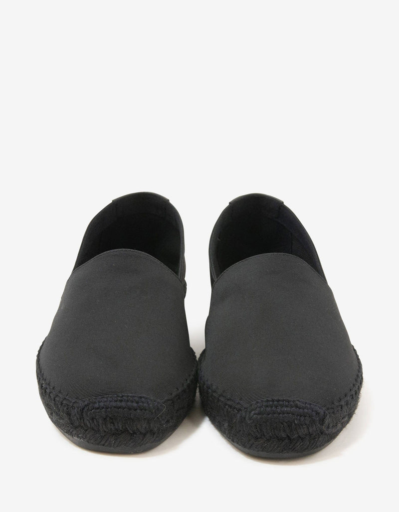 Saint Laurent Black Logo Espadrilles