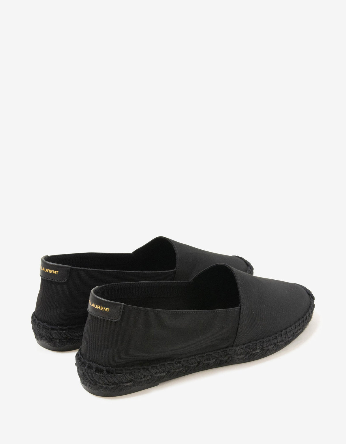 Saint Laurent Black Logo Espadrilles