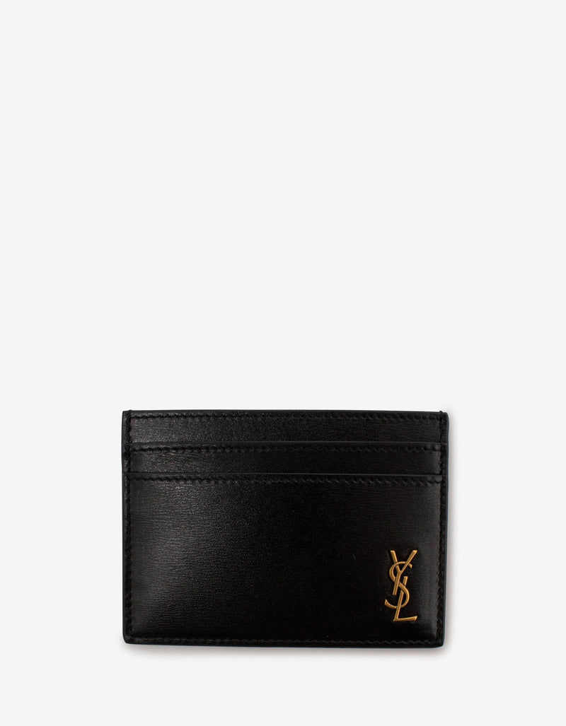 Saint Laurent Black Monogram Card Holder