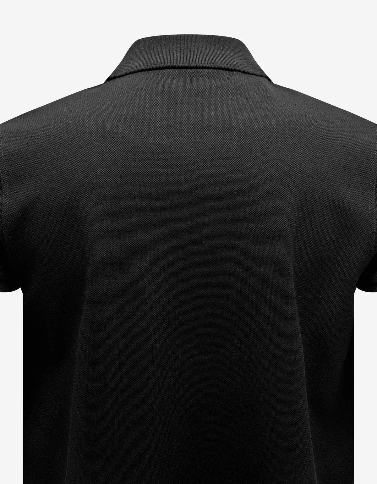 Saint Laurent Black Monogram Polo T-Shirt