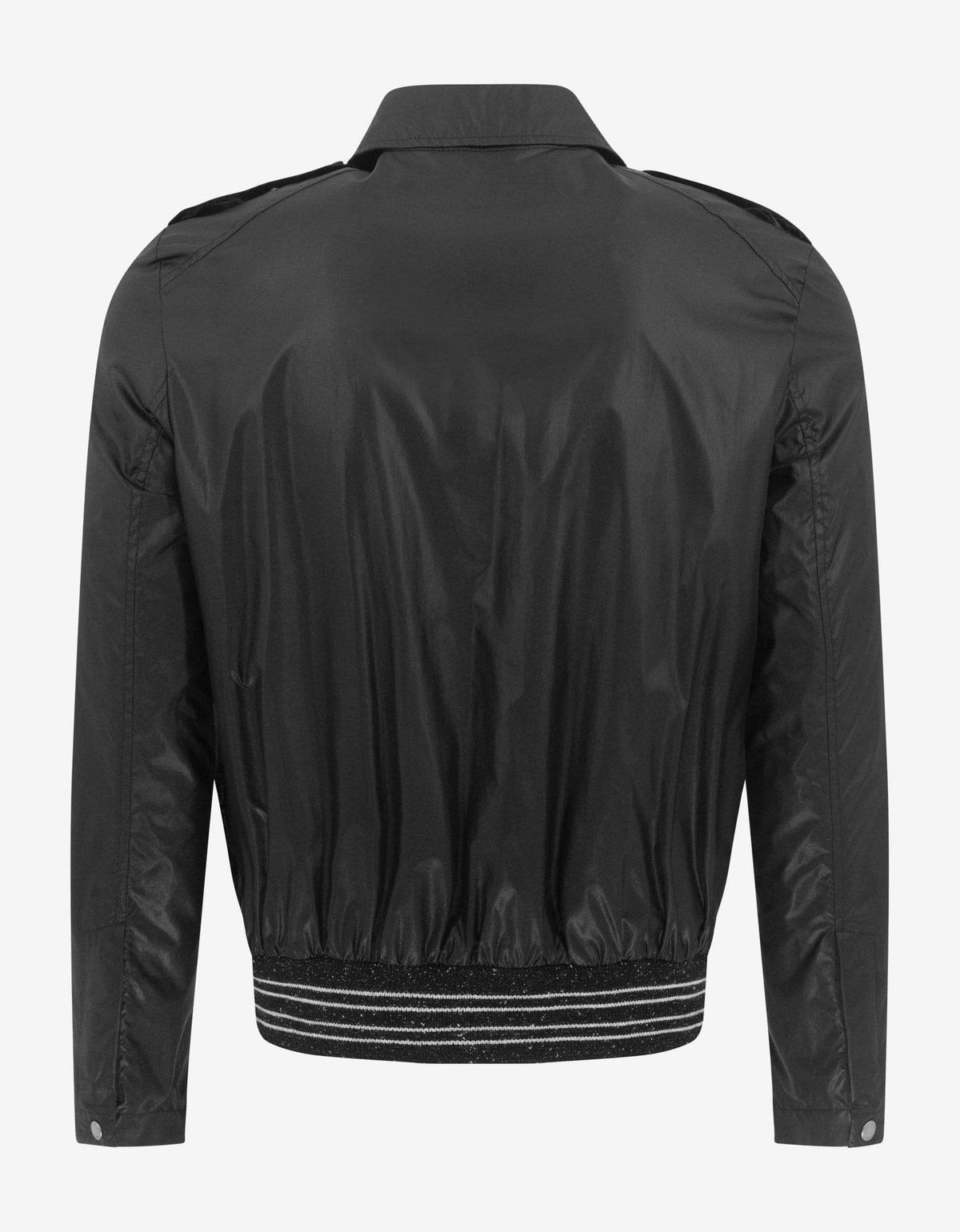 Saint Laurent Black Nylon Teddy Jacket