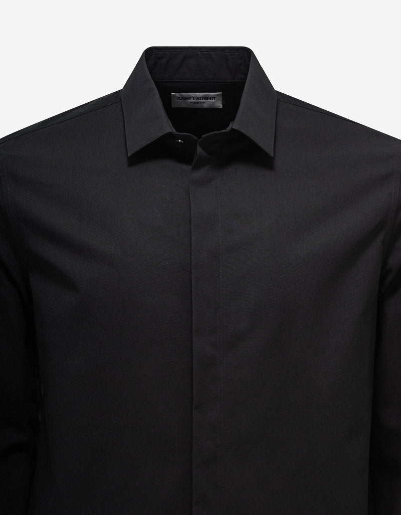 Saint Laurent Black Slim Shirt