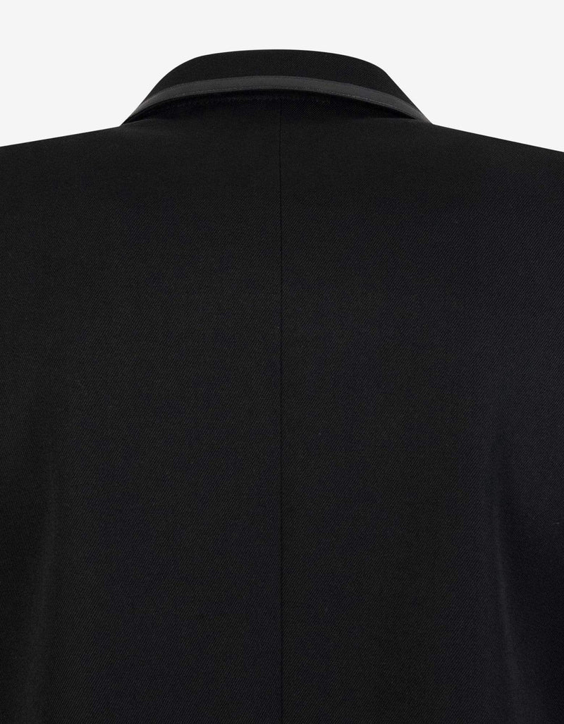 Saint Laurent Black Tailored Wool Blazer