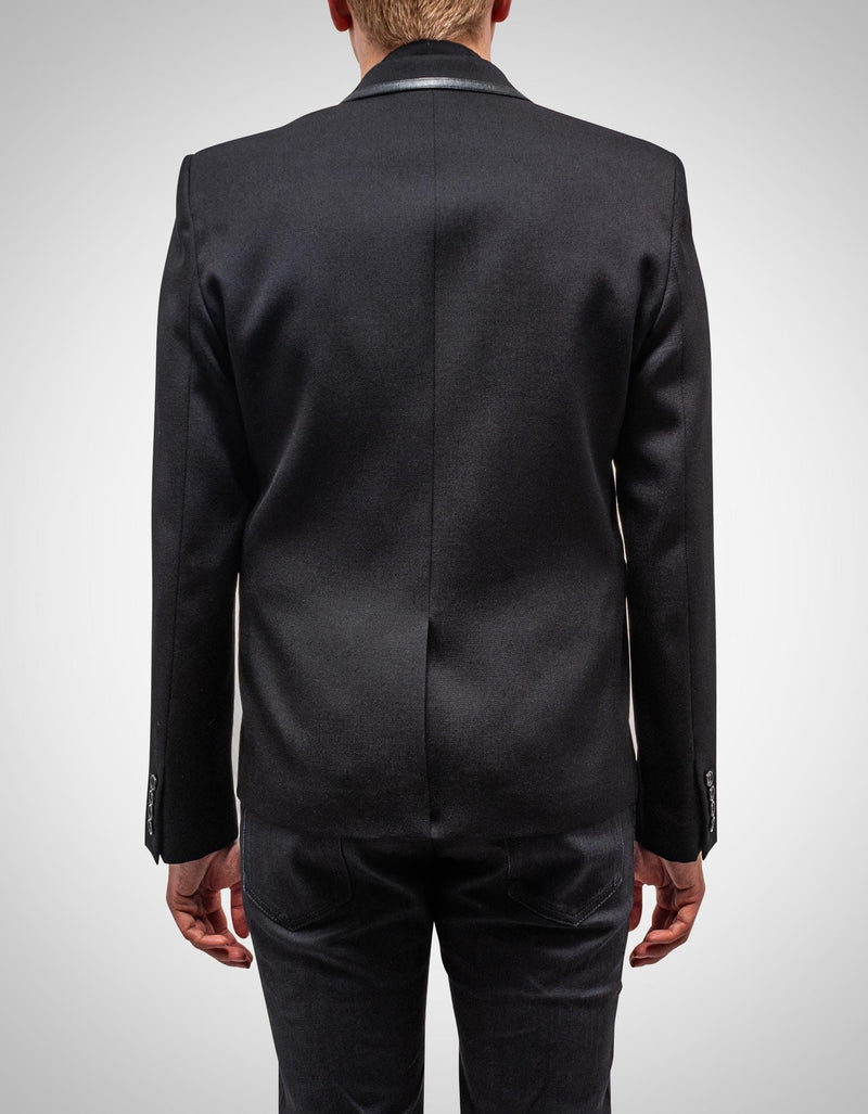 Saint Laurent Black Tailored Wool Blazer