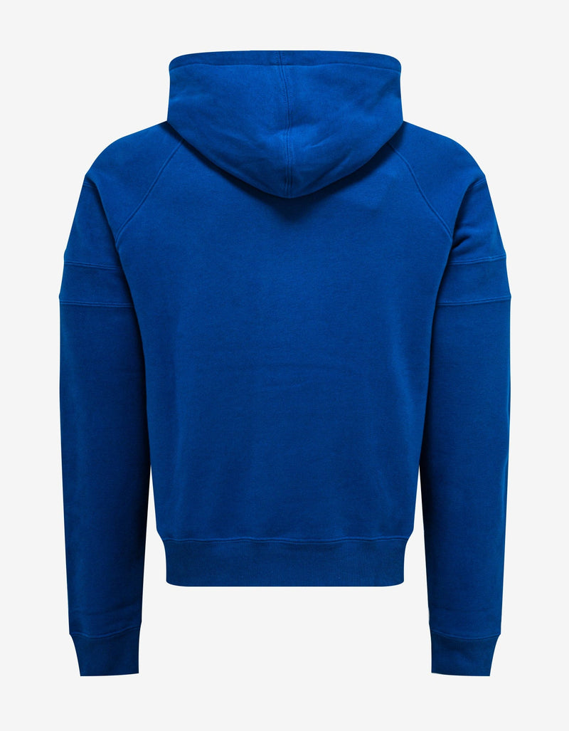 Saint Laurent Blue Logo Raglan Hoodie