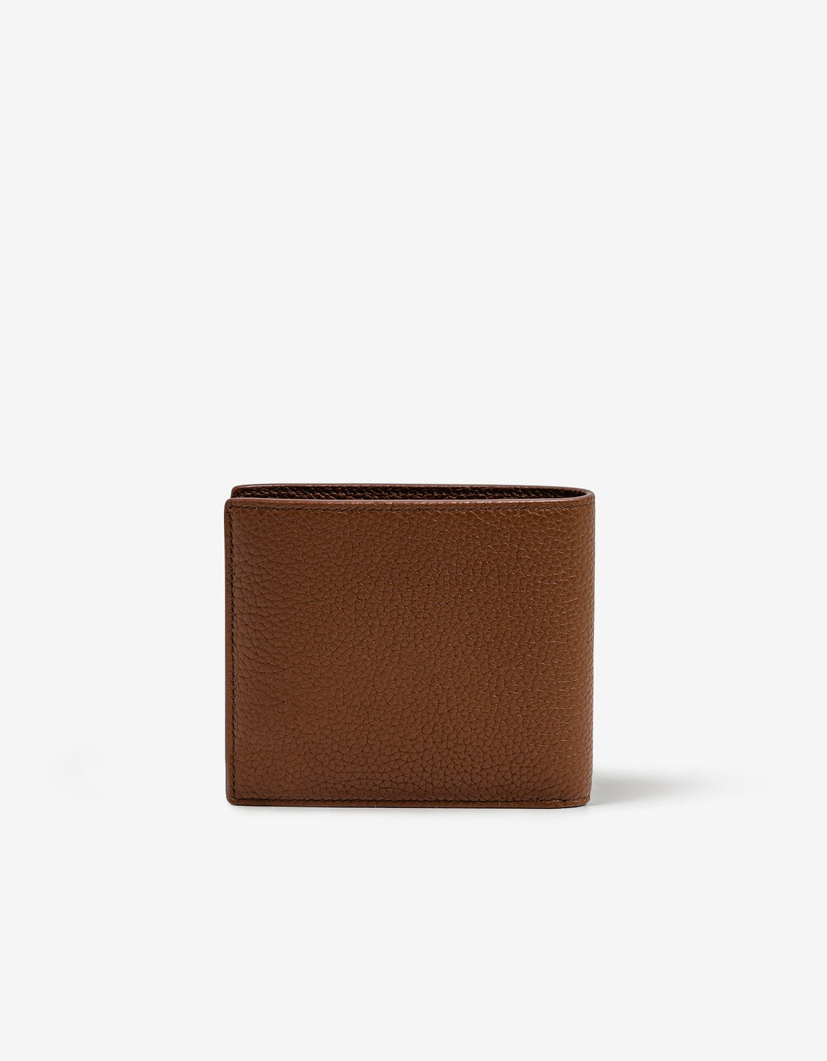 Saint Laurent Brown Grain Leather East/West Billfold Wallet