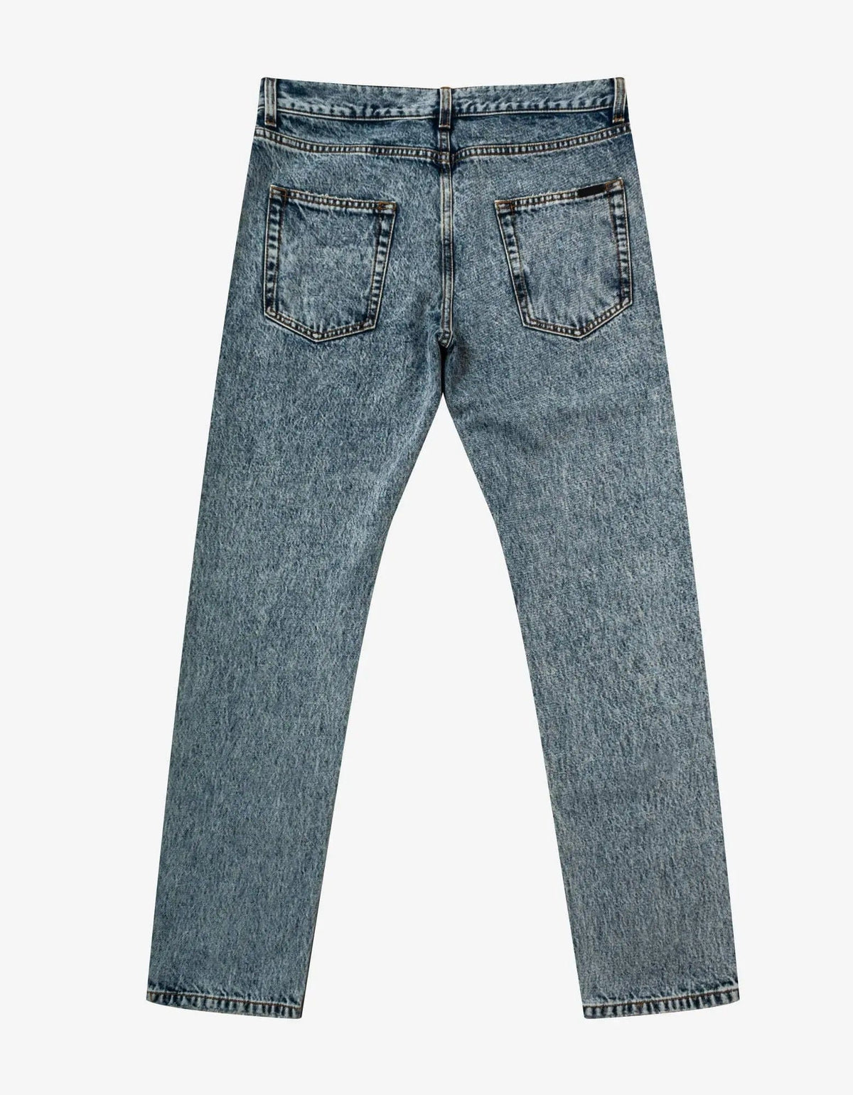 Saint Laurent Etienne Heavy Marble Blue Jeans