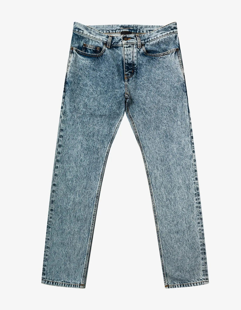 Saint Laurent Etienne Heavy Marble Blue Jeans