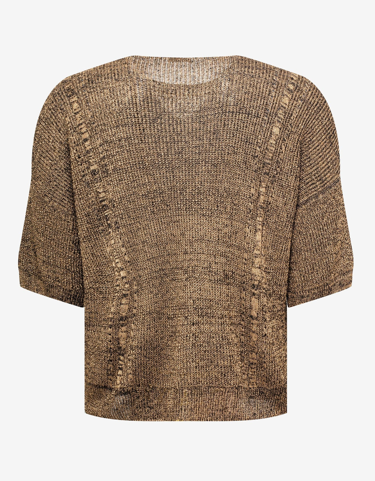 Saint Laurent Gold Knitted T-Shirt