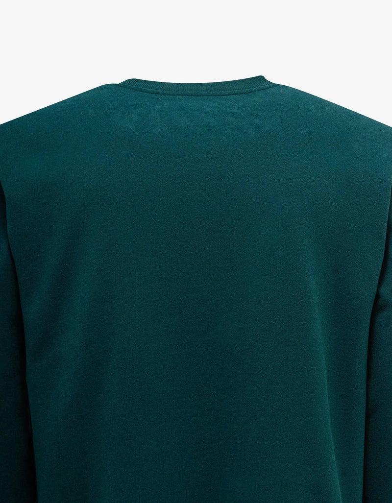 Saint Laurent Green Logo Sweatshirt