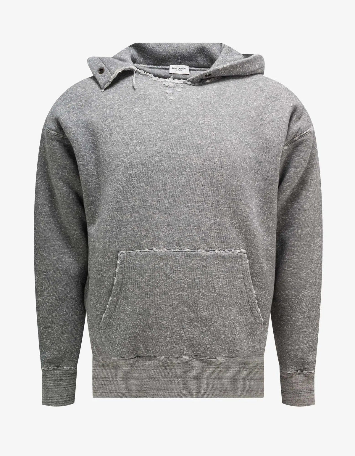 Saint Laurent Grey Saint Laurent Universite Print Hoodie