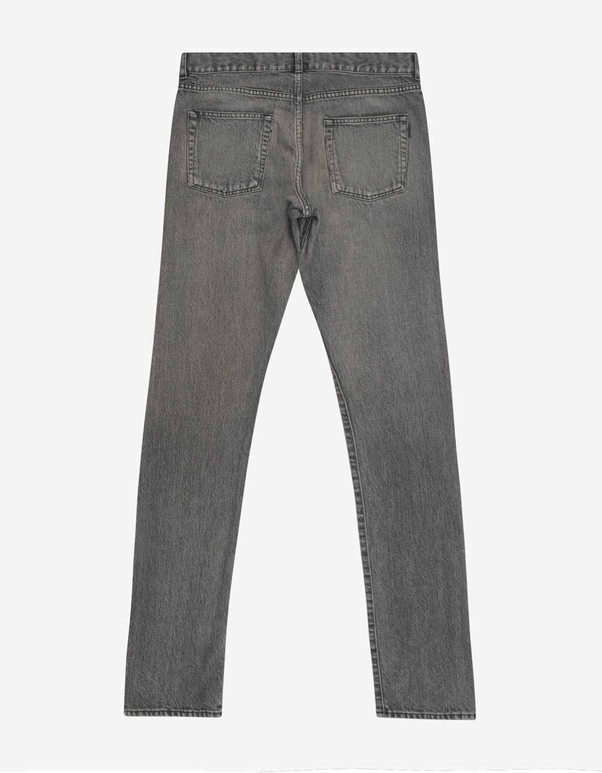 Saint Laurent Grey Stonewash Slim Jeans