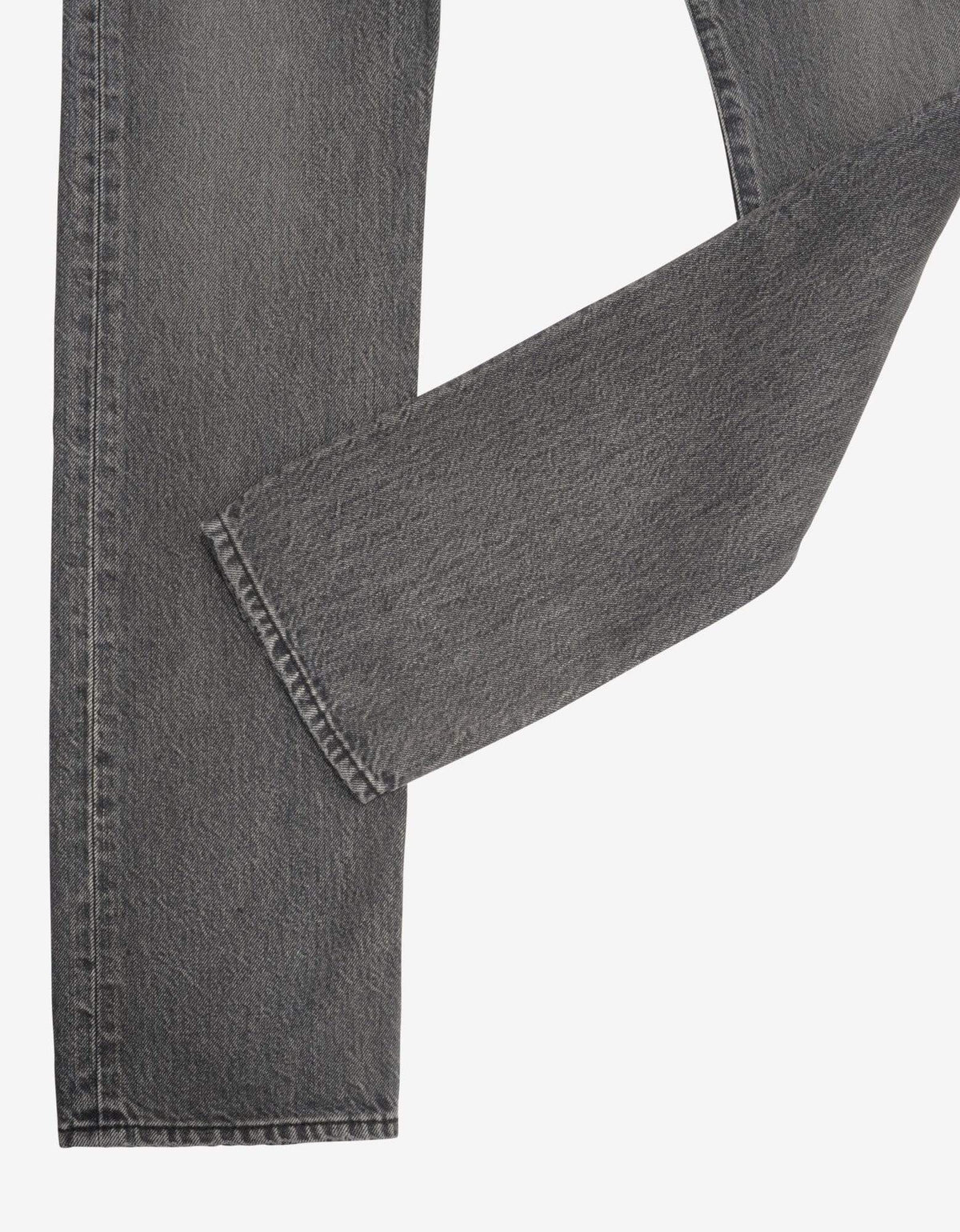 Saint Laurent Grey Stonewash Slim Jeans