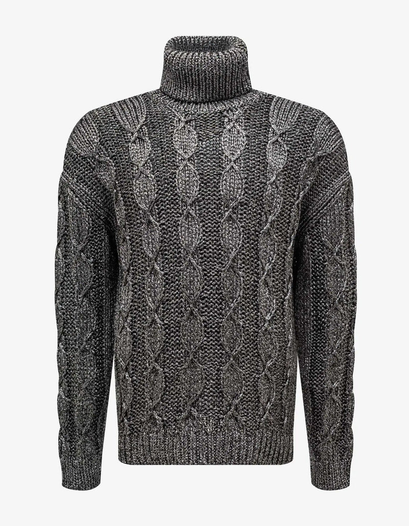 Designer roll neck jumper mens best sale