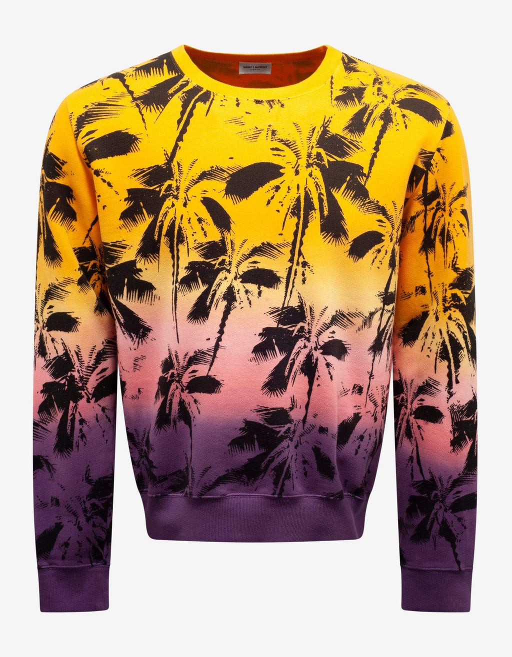 Saint Laurent Multicolour Palm Trees Print Sweatshirt – Zoo Fashions