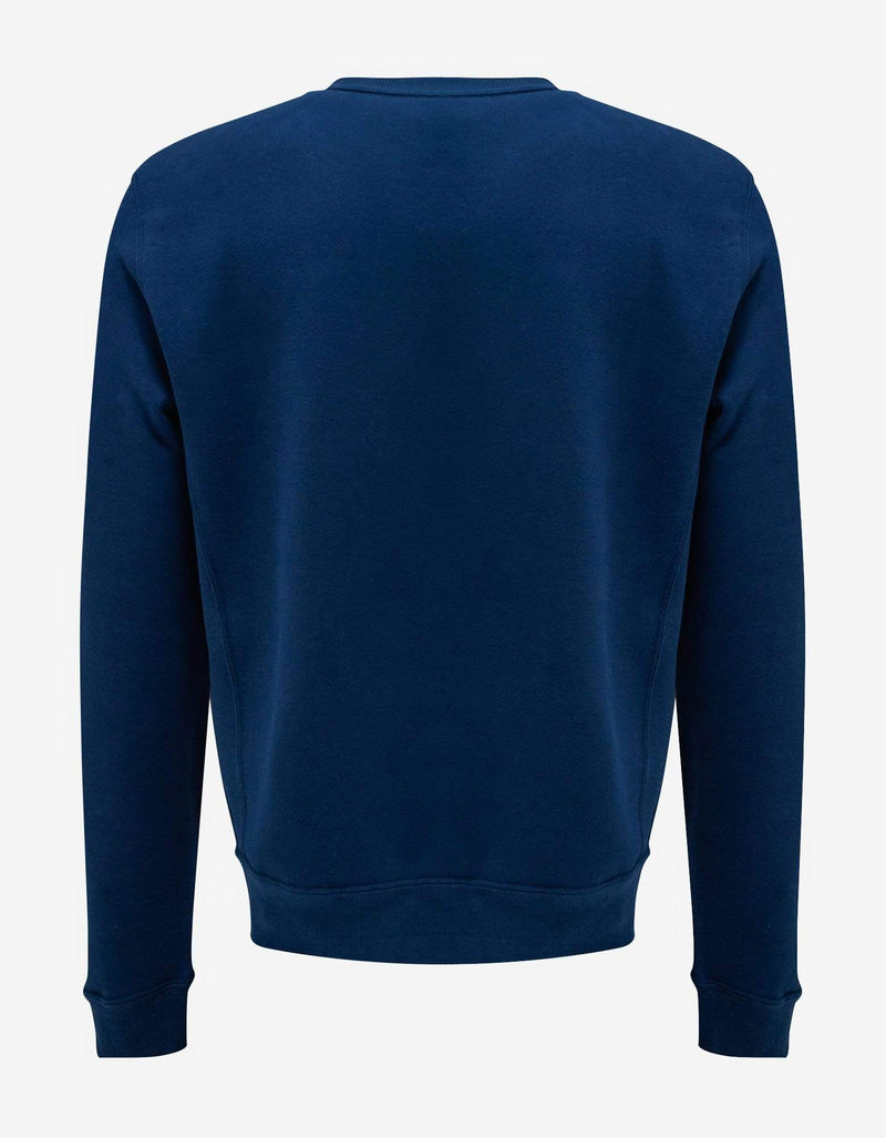 Saint Laurent Navy Blue YSL Print Sweatshirt