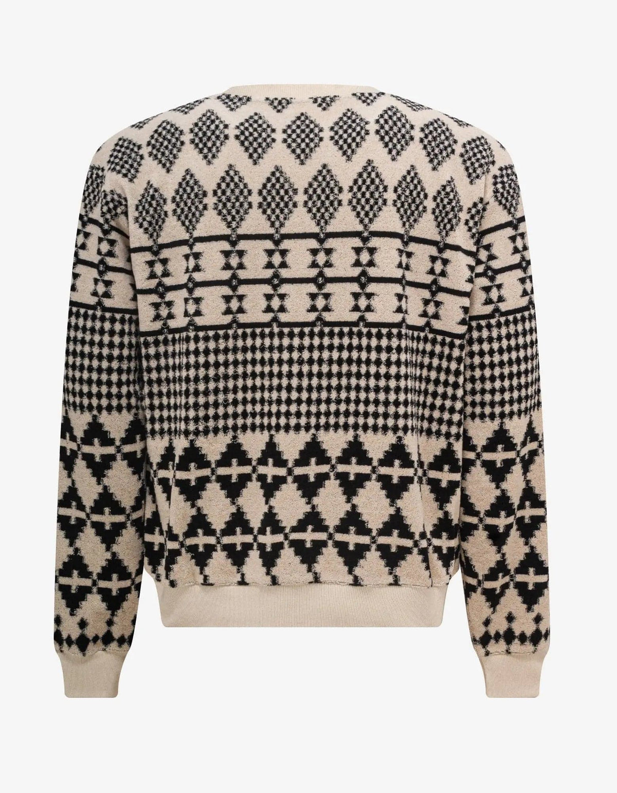 Saint Laurent Neutral Jacquard Sweatshirt