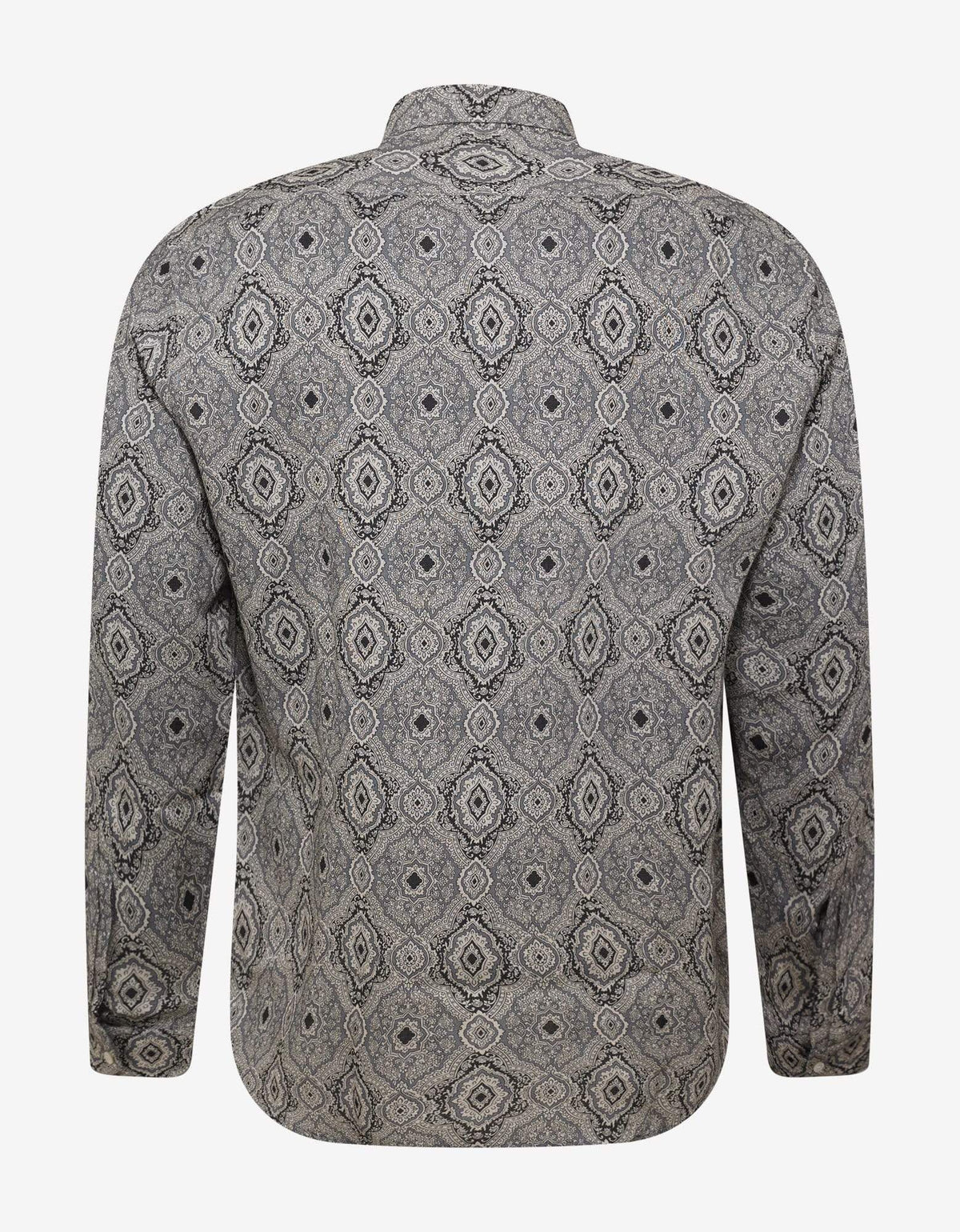 Saint Laurent Paisley Print Wool Shirt