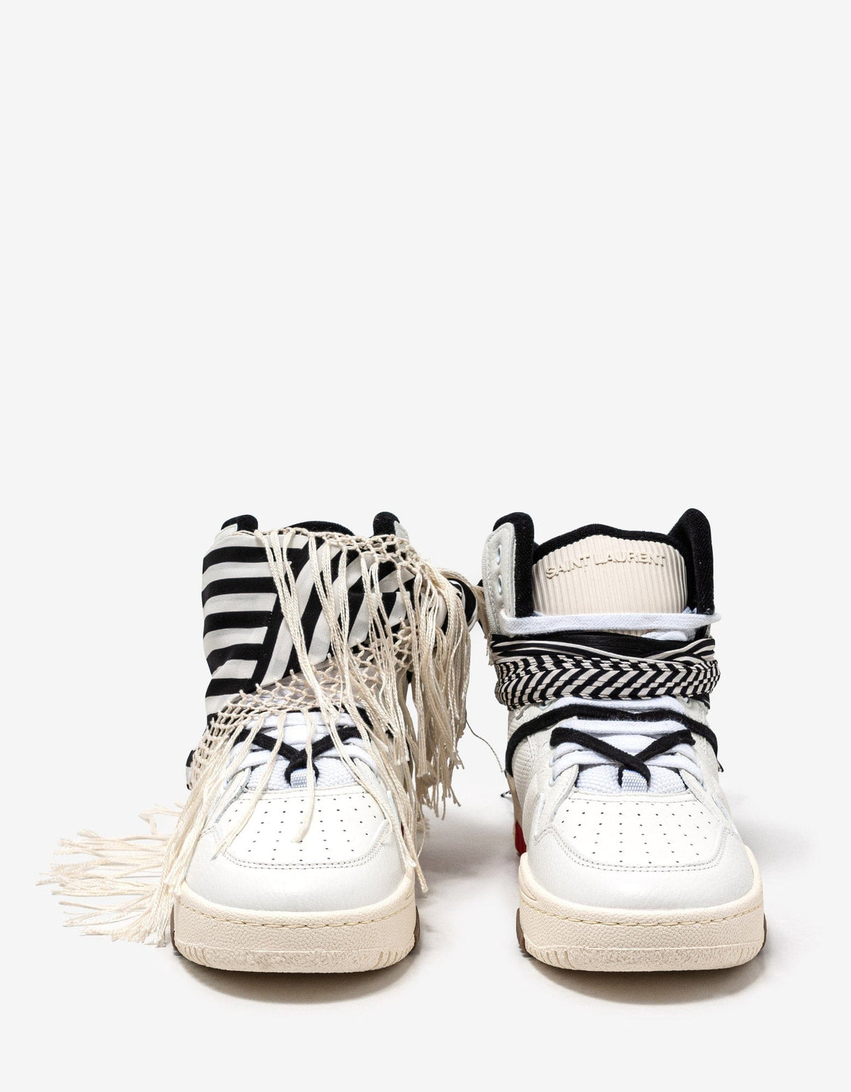 Saint Laurent Smith Bandana High Top Trainers