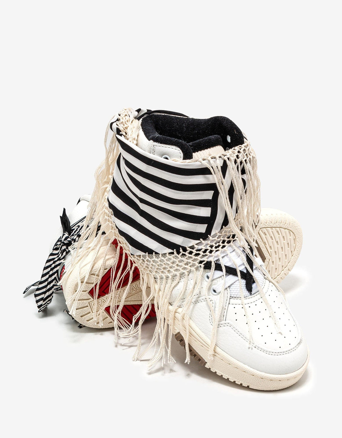 Saint Laurent Smith Bandana High Top Trainers