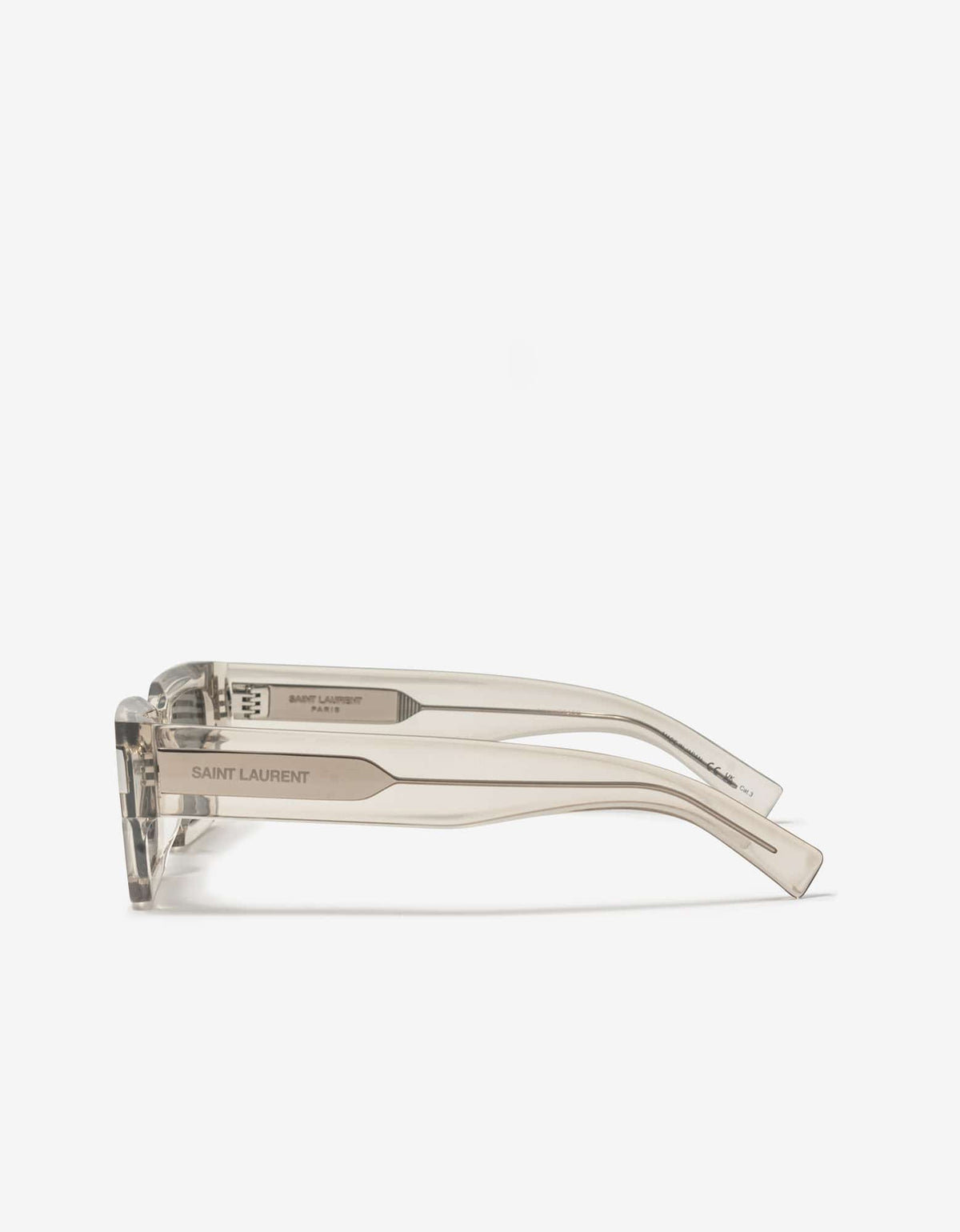 Saint Laurent Transparent and Silver SL 572 Sunglasses