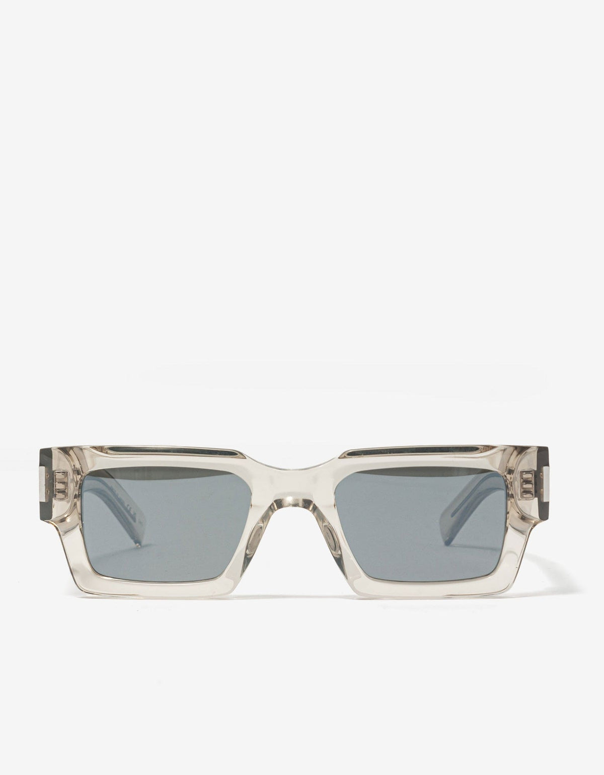 Saint Laurent Transparent and Silver SL 572 Sunglasses