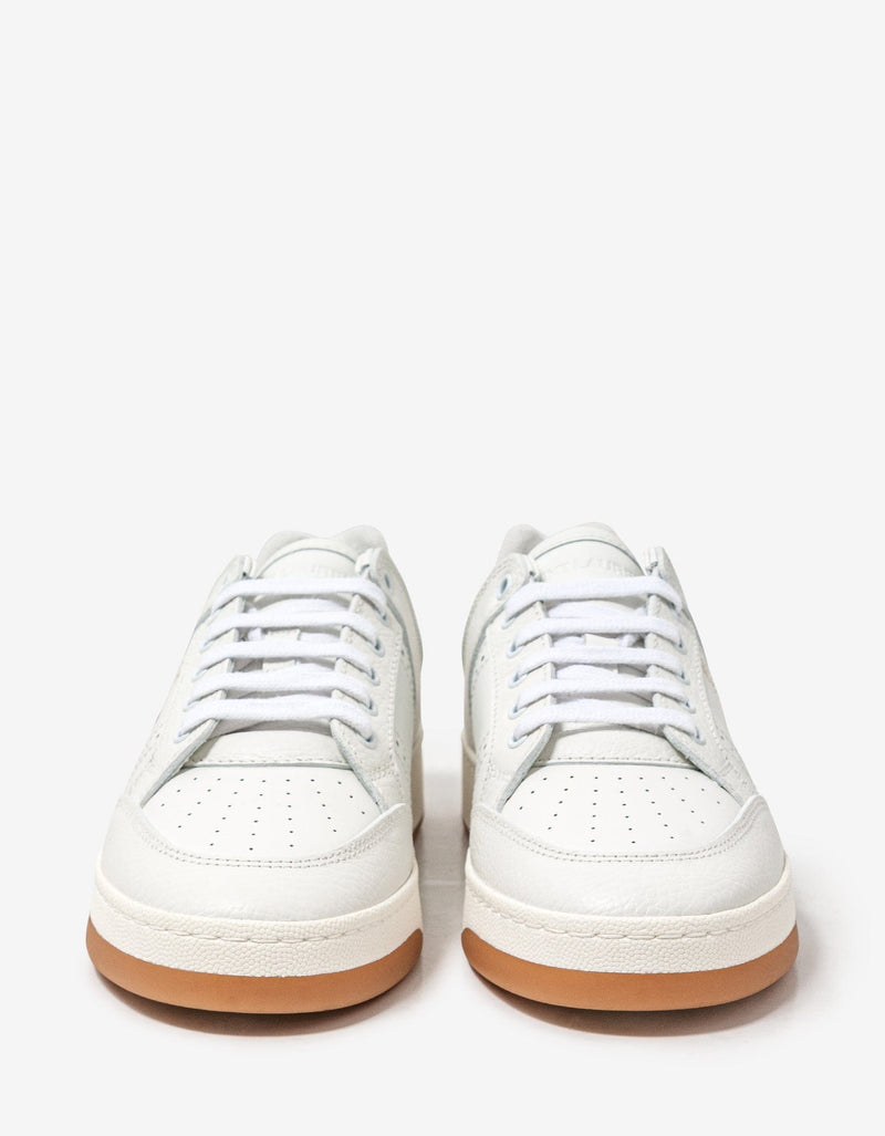 Saint Laurent White SL/61 Leather Trainers