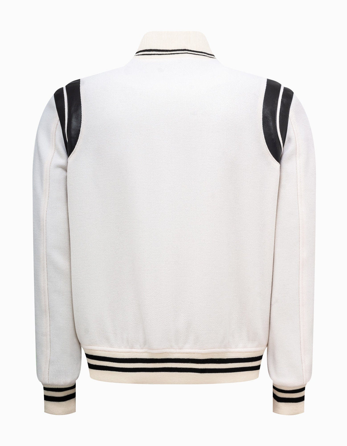 Saint Laurent White Wool Teddy Jacket