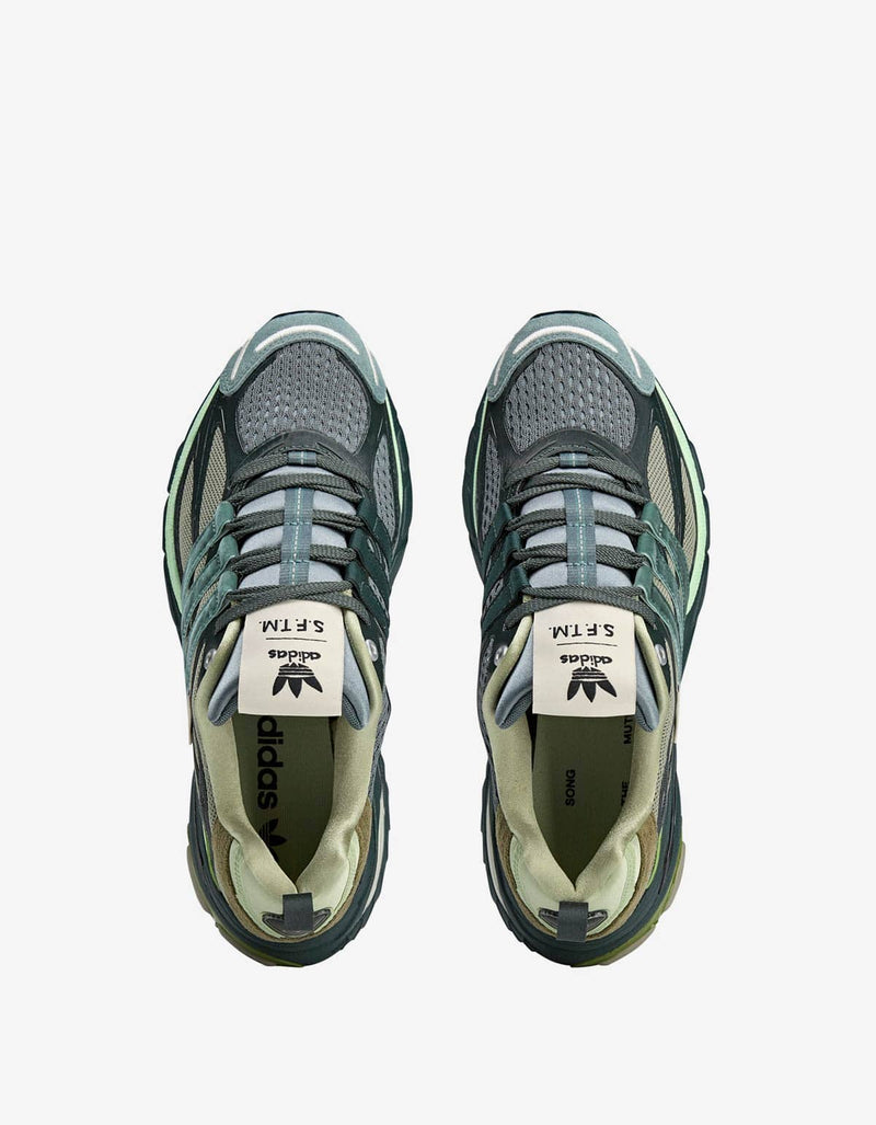 SFTM x Adidas SFTM-004 Green Adistar Cushion Trainers