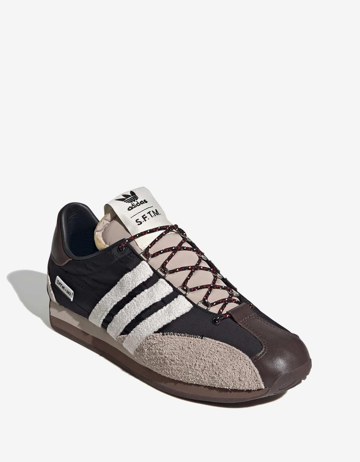 Song For The Mute x Adidas SFTM 003 Black Country OG Low Trainers Zoo Fashions