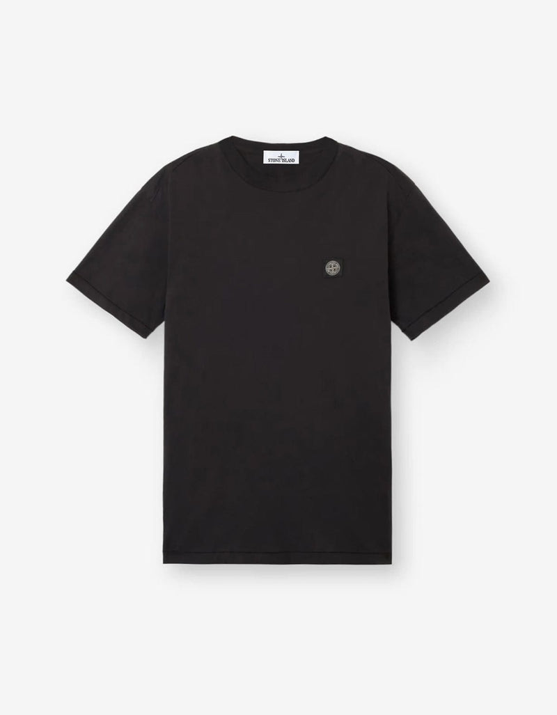 Stone Island Black Compass Logo T-Shirt