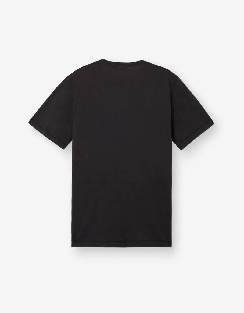 Stone Island Black Compass Logo T-Shirt