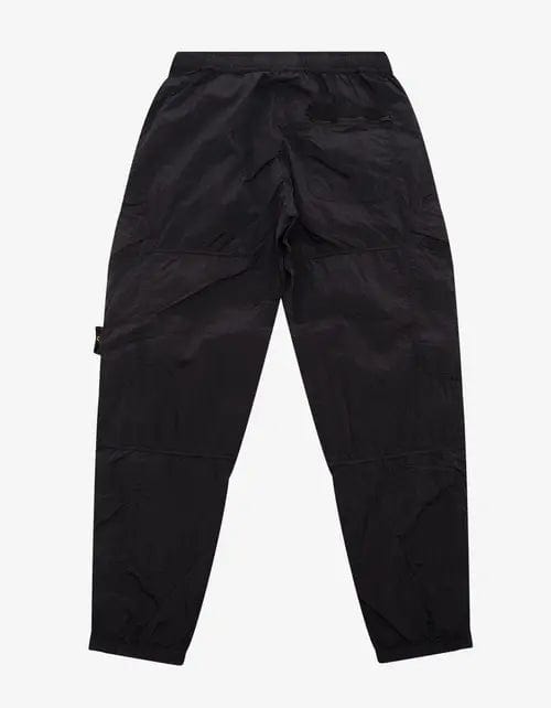 Stone Island Black Garment Dyed Cargo Trousers