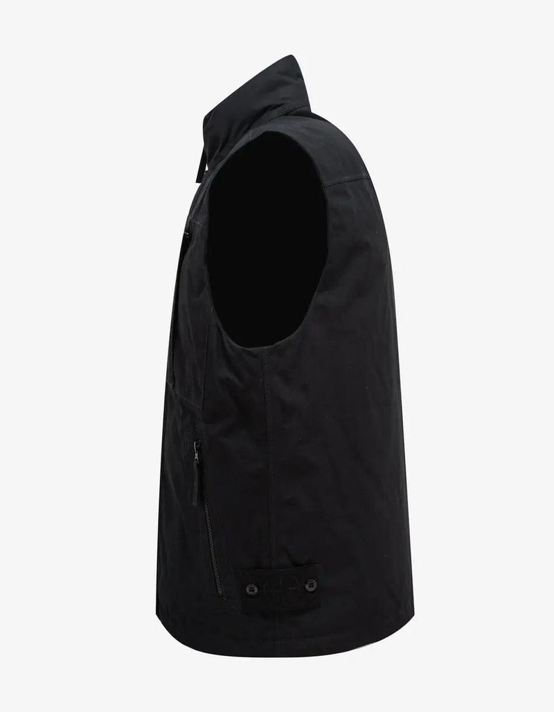 Stone Island Black Ghost Piece O-Ventile Down Gilet