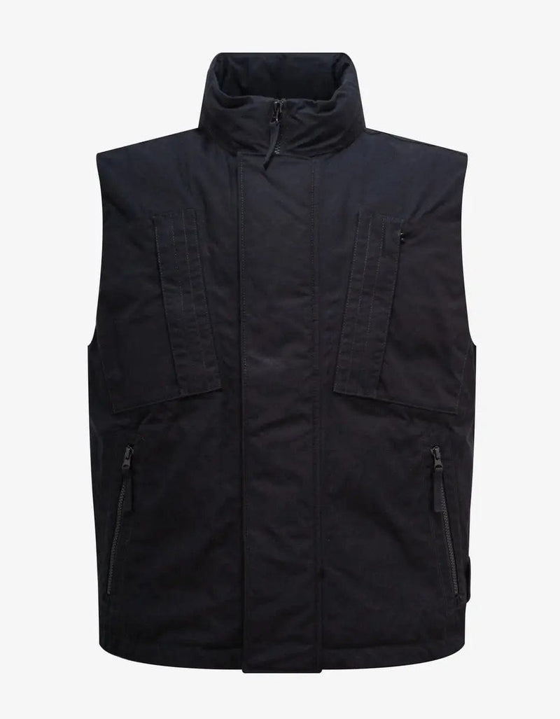 Stone Island Black Ghost Piece O Ventile Down Gilet