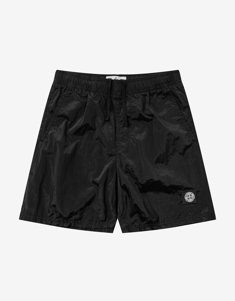 Stone Island Black Nylon Metal Swim Shorts