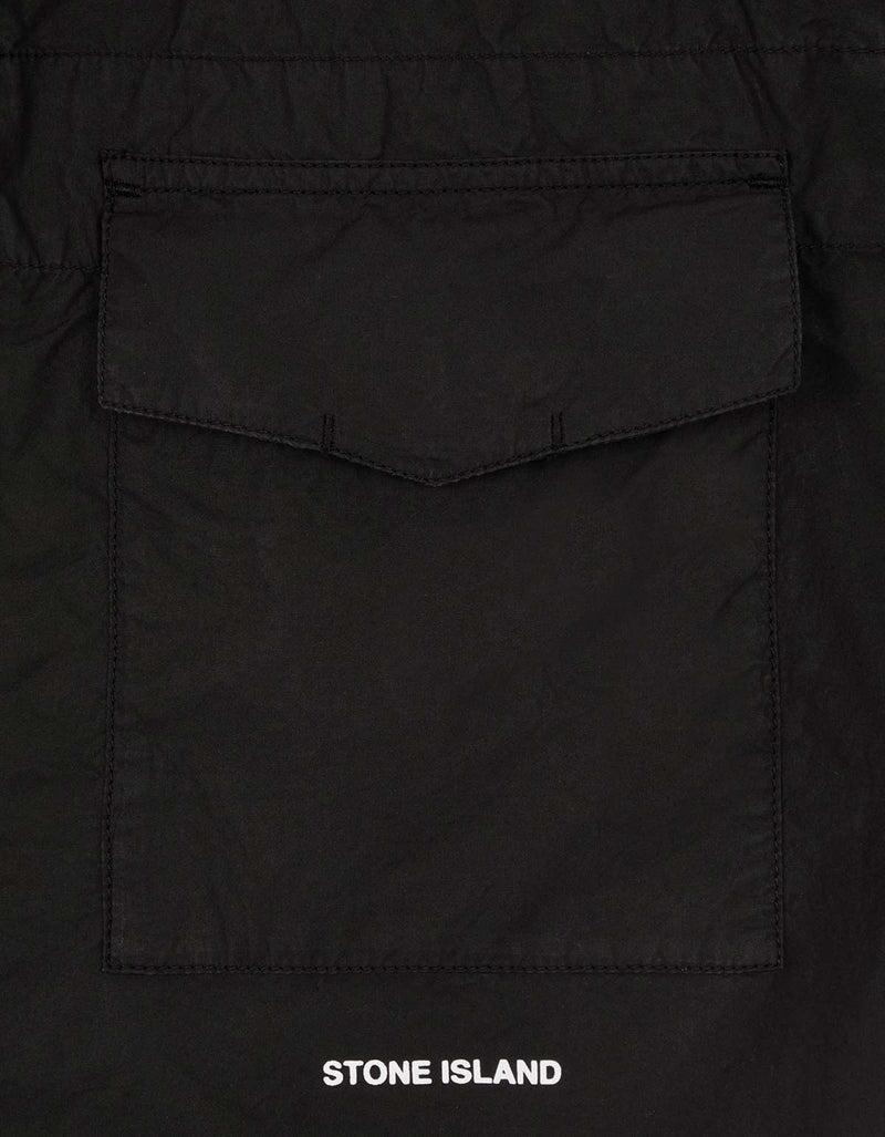 Stone Island Black Short Sleeve Overshirt