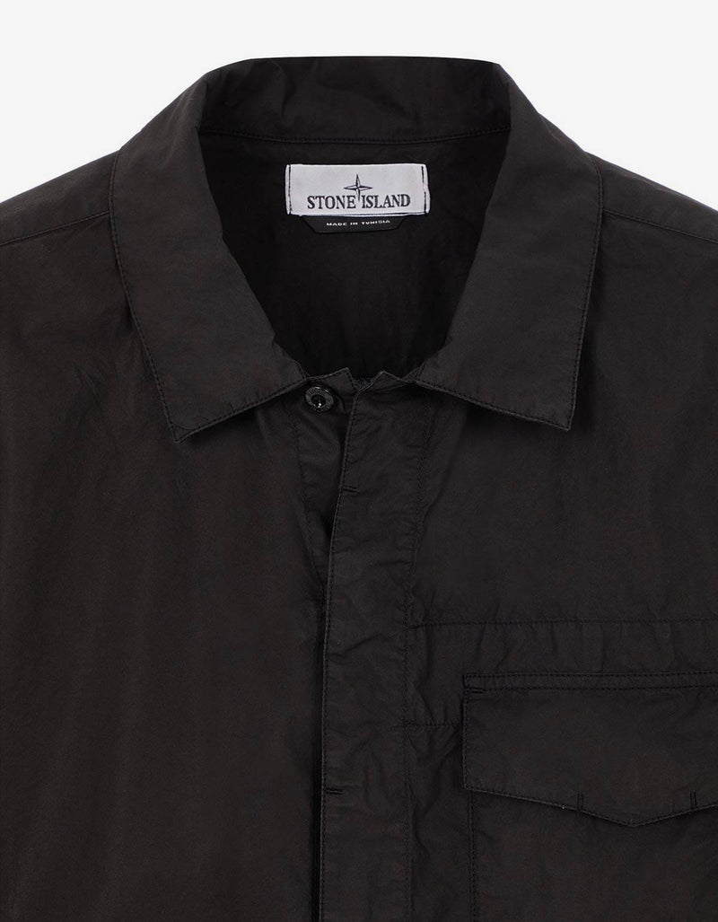 Stone Island Black Short Sleeve Overshirt