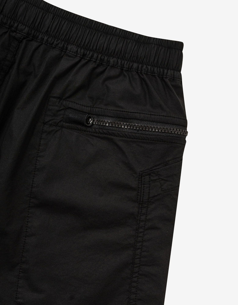 Stone Island Black Stretch Cotton Paracadute Bermuda Shorts