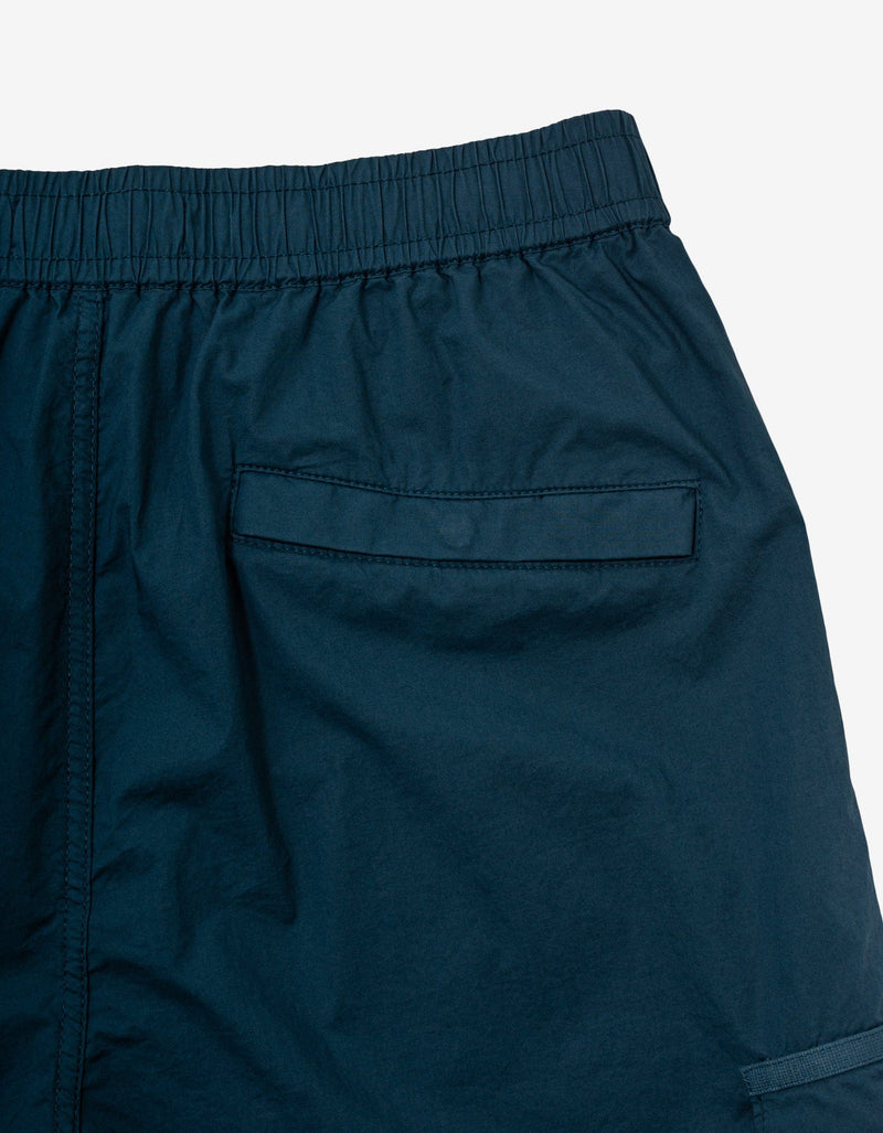 Stone Island Blue Cargo Bermuda Shorts