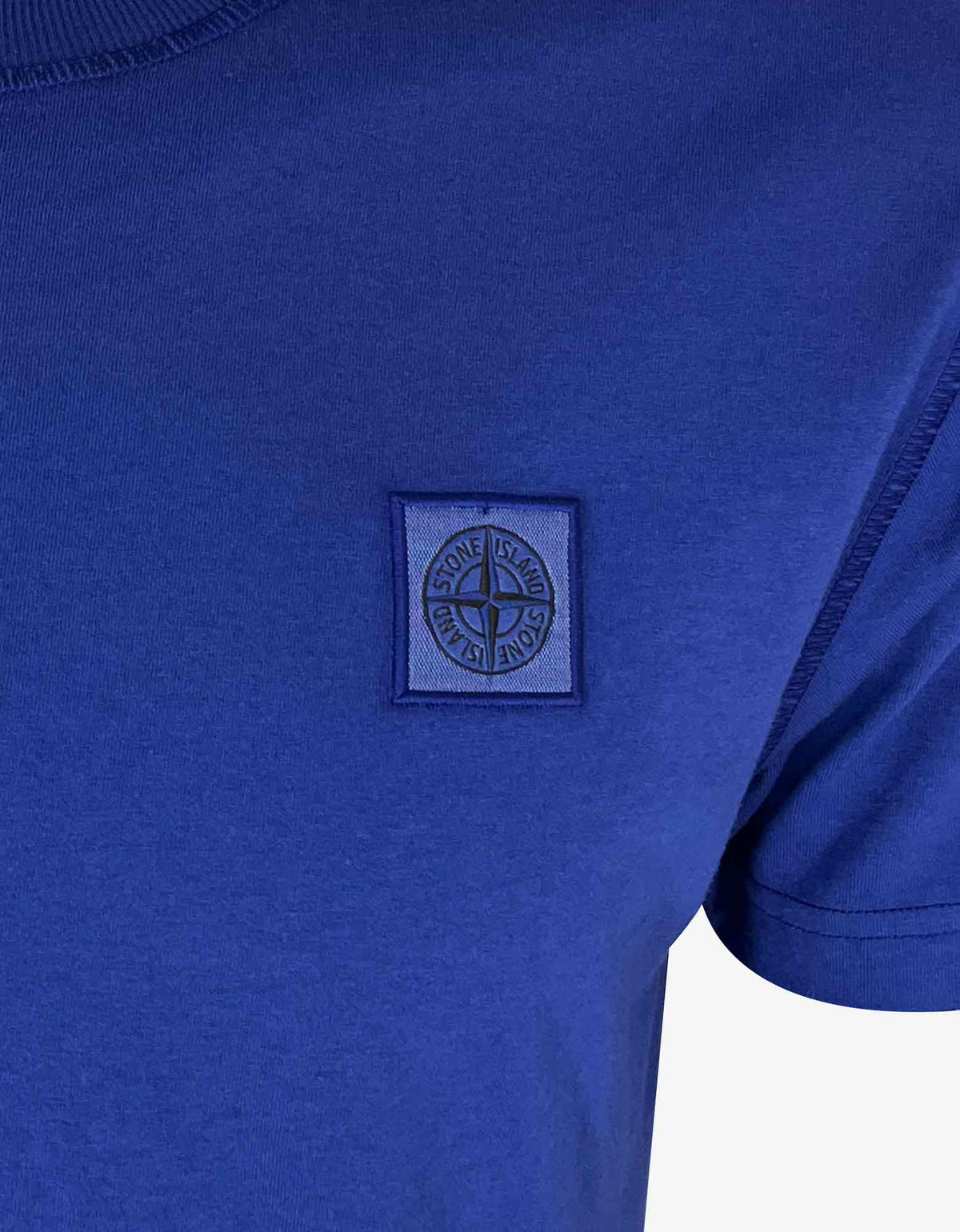 Stone Island Blue Compass Logo T-Shirt