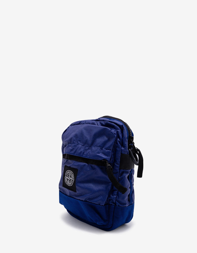 Stone Island Blue Pouch Bag