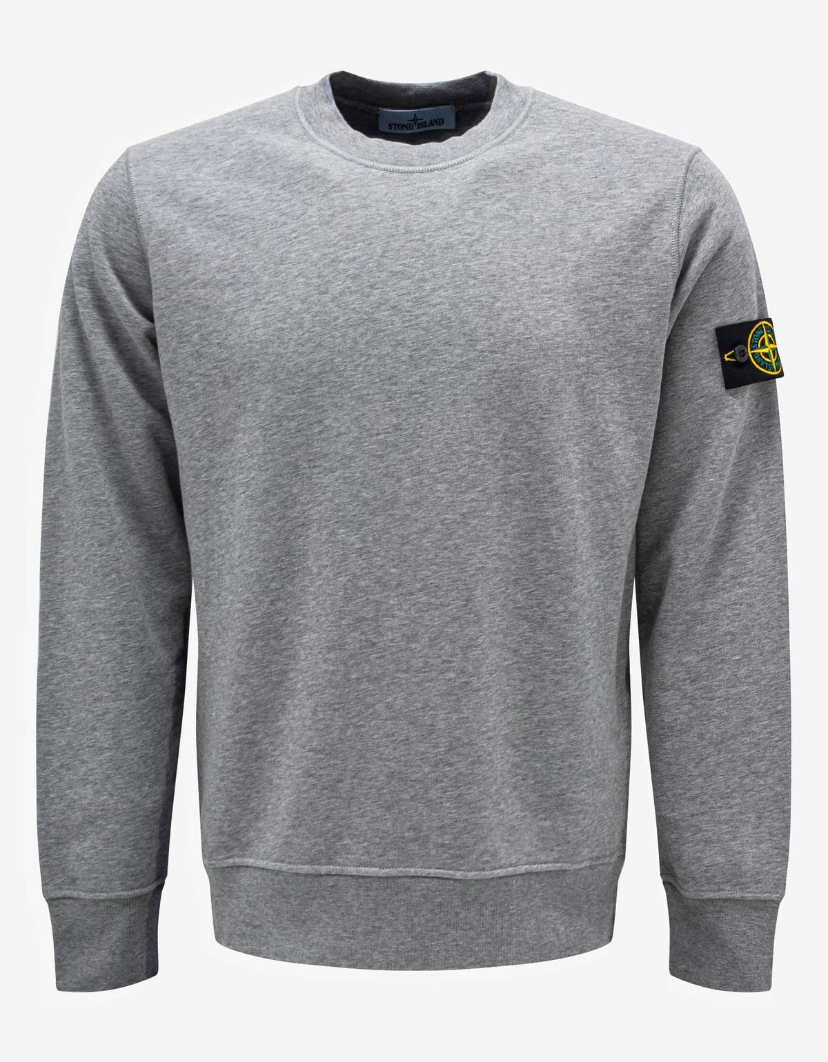 Stone Island Dust Grey Compass Logo Crew Neck Tracksuit