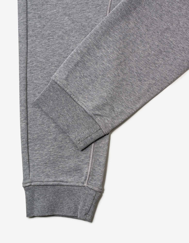 Stone Island Dust Grey Compass Logo Sweat Pants