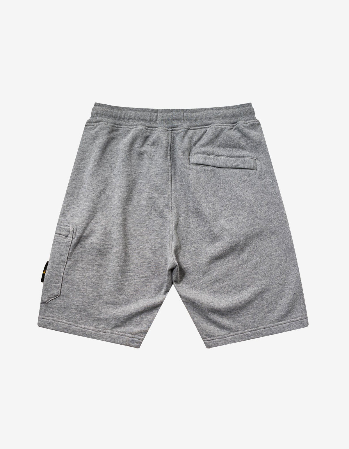 Stone Island Dust Grey Compass Logo Sweat Shorts