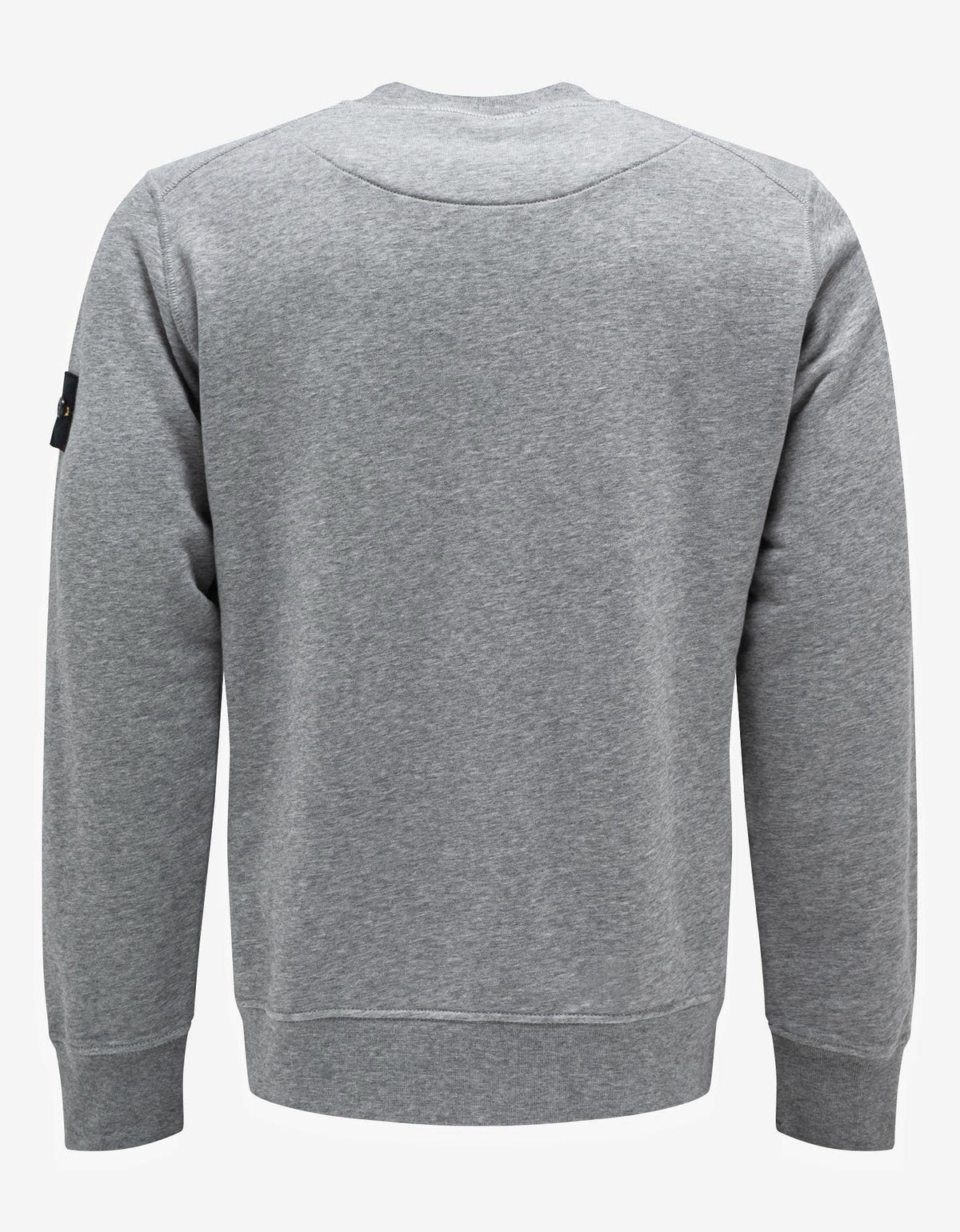 Stone Island Dust Grey Compass Logo Sweatshirt